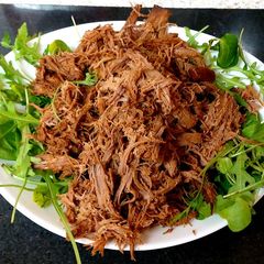 My Spicy Pulled Beef 🥰#Lunch#Mainmeal#Sandwiches A picture of My Spicy Pulled Beef 🥰#Lunch#Mainmeal#Sandwiches.