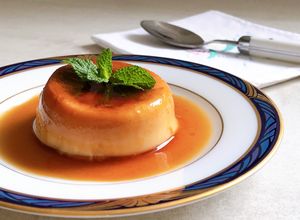 Hình của món 💚 Bánh Flan Làm Nhanh Bằng Lò Vi Sóng 🍮.