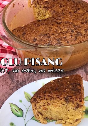 Foto resep Bolu pisang moist, mekar, no mixer, no oven