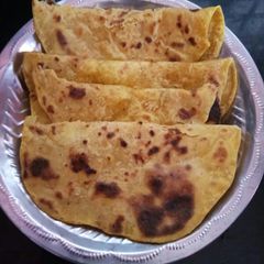 A picture of Coconut Poli/ Kayi Holige #HoliSweets.