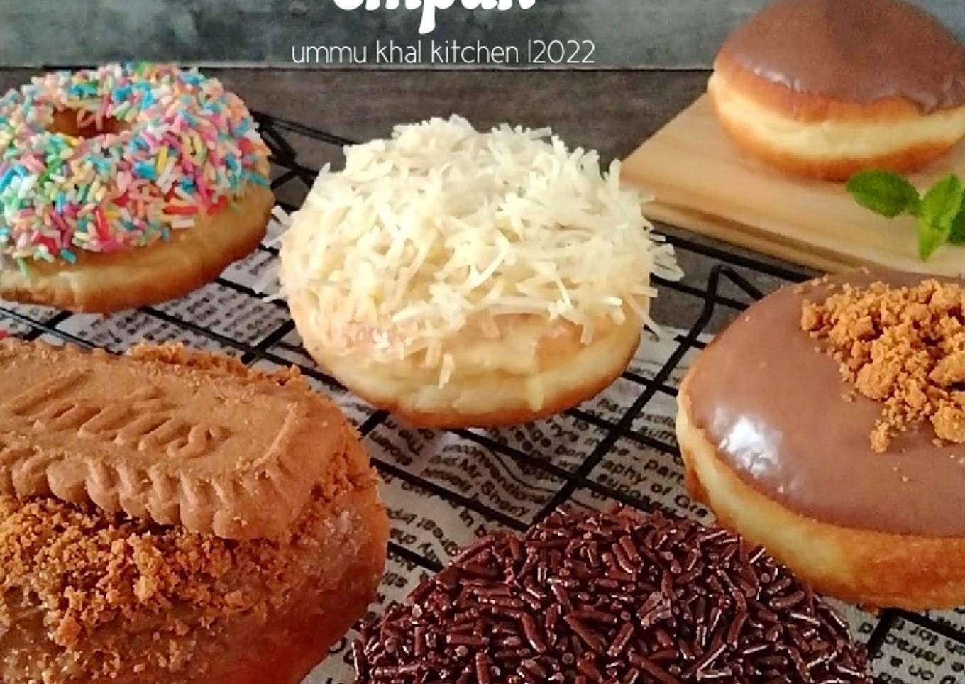 Donat Empuk (Tepung Segitiga/protein sedang)