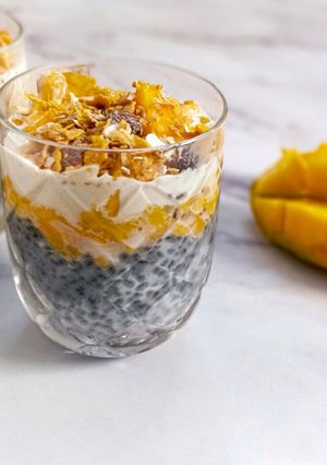 A picture of Mango parfait.