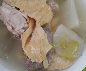 Ini Caranya Soup Ayam dengan Lobak dan Kembang tahu Enak Sempurna Ini Caranya Soup Ayam dengan Lobak dan Kembang tahu Enak Sempurna
