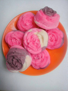 Foto resep Bolu Kukus Mawar