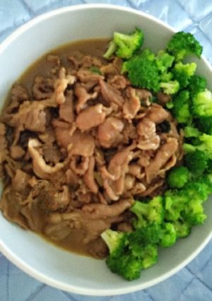 Foto resep Stir Fry Pork With Brokoli