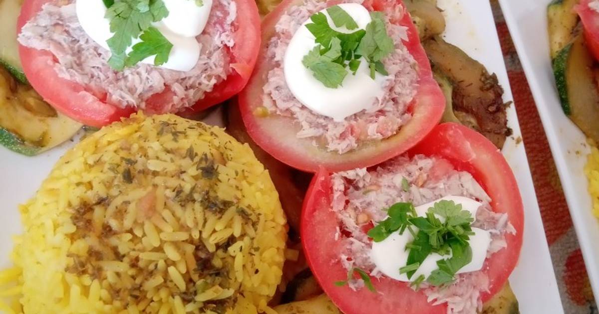 Como hacer zapallitos rellenos con arroz y atun
