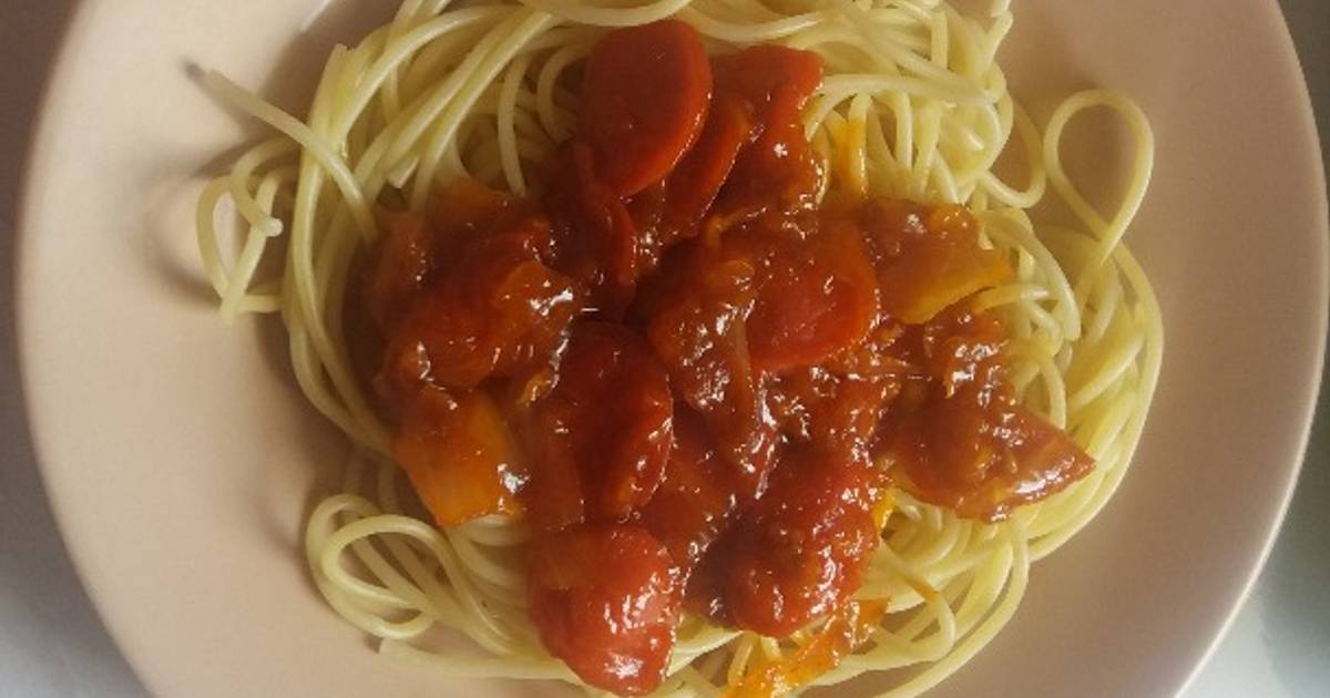 Resep Spaghetti Sosis oleh Fitria Yunita Sari Cookpad