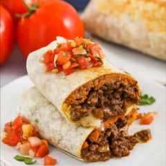 O poză a rețetei Burrito cu carne de vita.