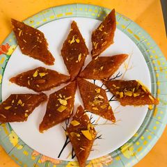 A picture of Mango barphi.