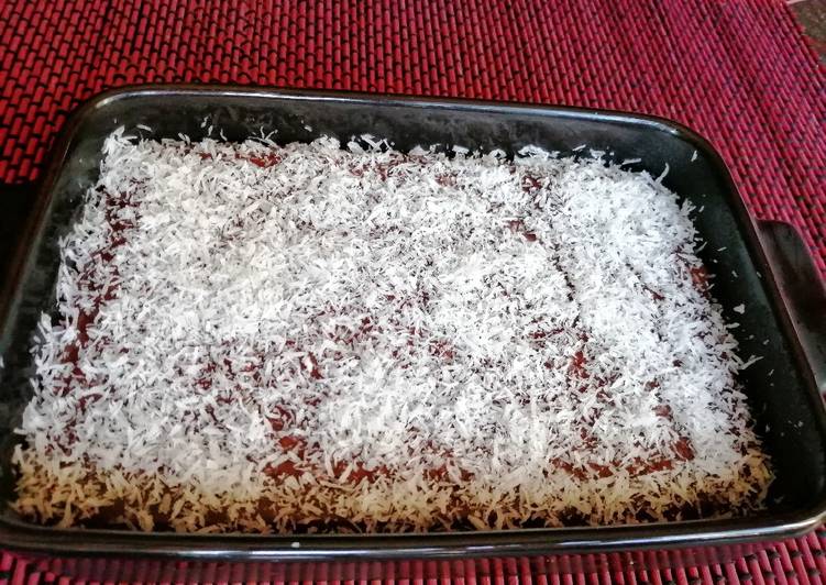 Tarta de chocolate y coco