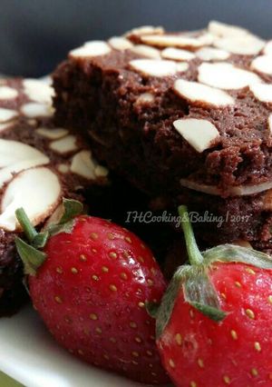 Foto resep Brownies Pisang Almond (Tanpa DCC)