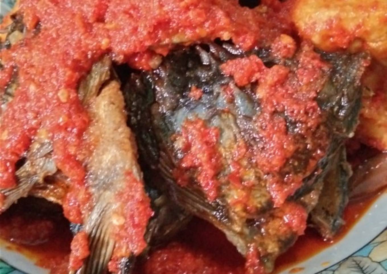 Nila balado campur ala "Dapur Mayang"