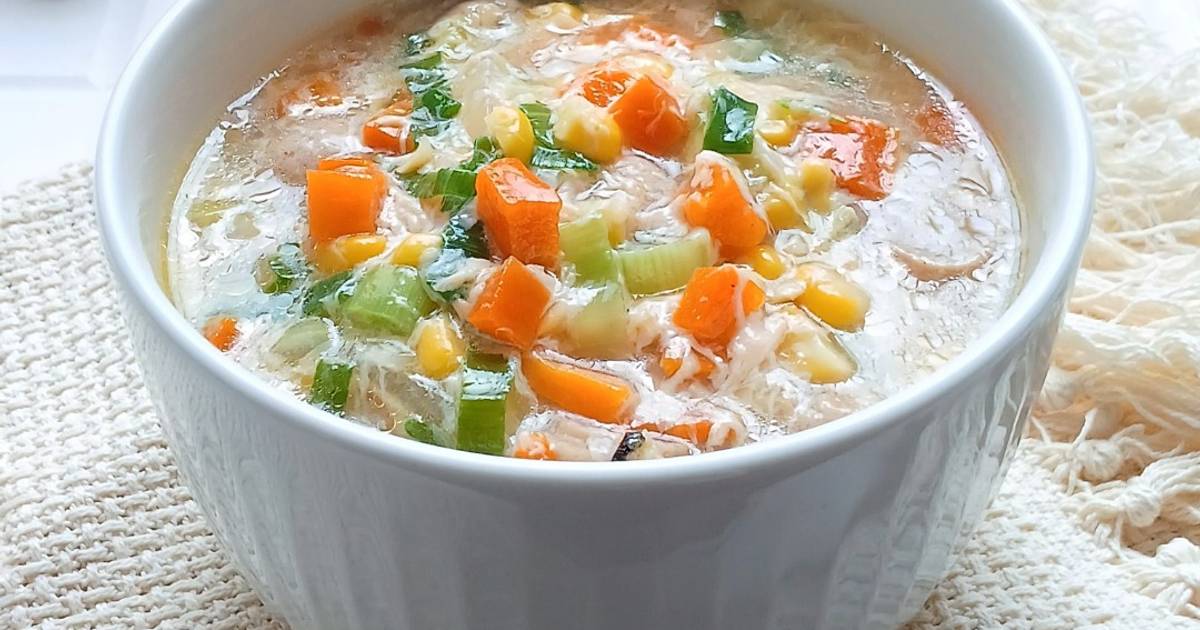 Resep Sup Telur Jagung Paling Praktis dan Simple