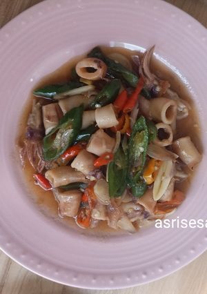 Foto resep Cumi Asin Cabai Hijau