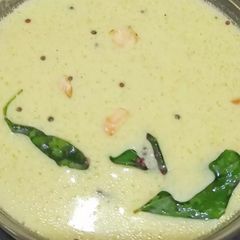 A picture of Majjige Saaru Buttermilk Sambhar.