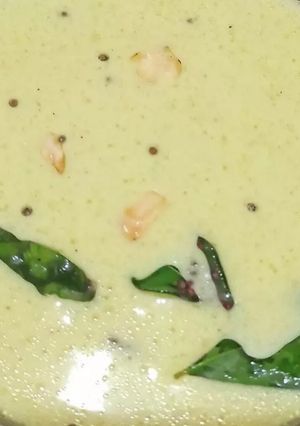 A picture of Majjige Saaru Buttermilk Sambhar.
