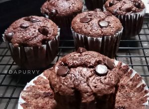 Foto resep MUFFIN BROWNIES Pisang tanpa emulsifier