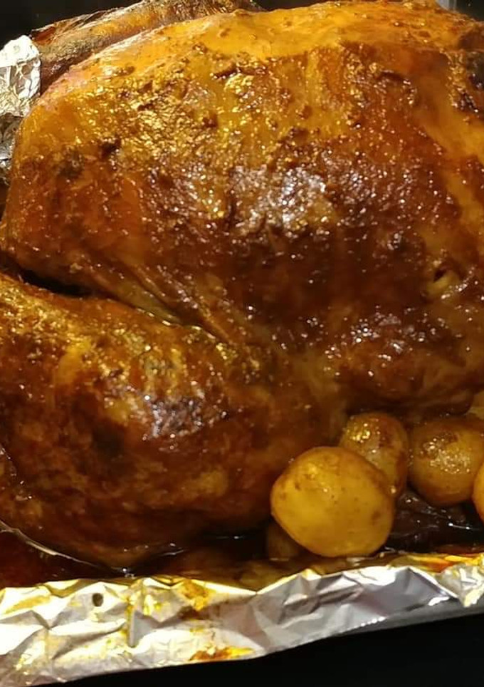 Una foto de Pavo en adobo sin relleno🌺