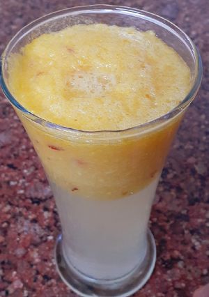 A picture of Peach slush.