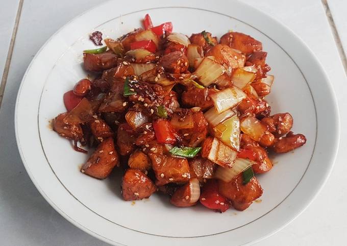 Standar Resep membuat Ayam Kung Pao  nagih banget