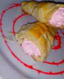 Strawberry cream roll (Ramadan iftar tea)