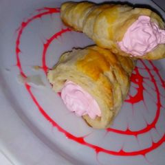 A picture of Strawberry cream roll (Ramadan iftar tea).
