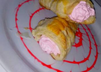 Easiest Way to Recipe Perfect Strawberry cream roll Ramadan iftar tea
