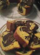 Marmer cake lembut (8telur)