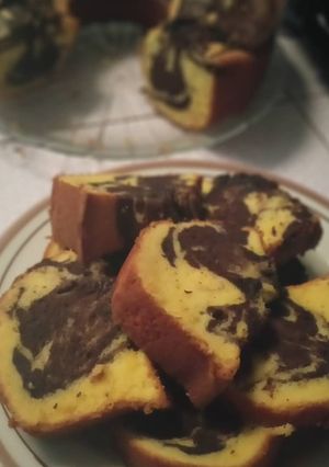 Foto resep Marmer cake lembut (8telur)