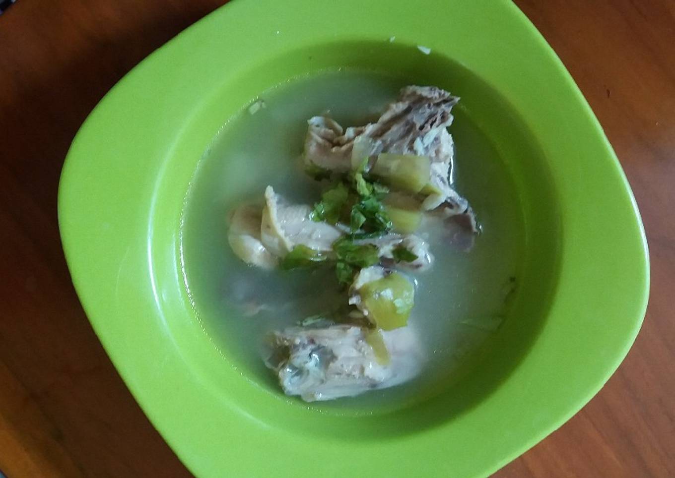 Sop ayam ala2 pak min