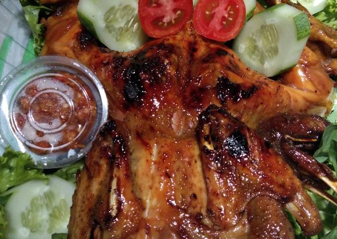 Ayam kampung bakar super empuk