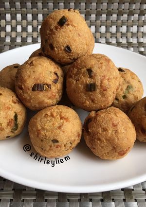 Foto resep Tempeh Tofu Fritters aka Perkedel Tempe Tahu