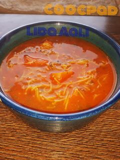 عکسی از دستور سوپ ورمیشل🍜