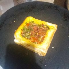 A picture of 🥪OPEN BREAD sandwich🥪.