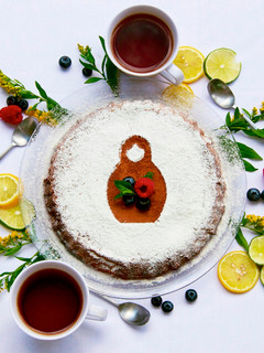 Una foto de Tarta 'La cebra'