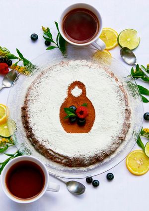Una foto de Tarta 'La cebra'