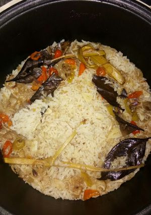Foto resep Nasi liwet teri medan rice cooker