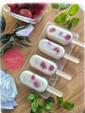 Strawberry Yogurt Popsicles