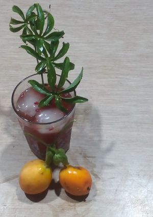 Una foto de Té verde con maracuyá