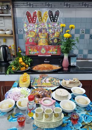 Hình của món Mâm cúng Ông Táo Miền Nam.