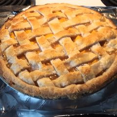 A picture of Peach pie of Champions.