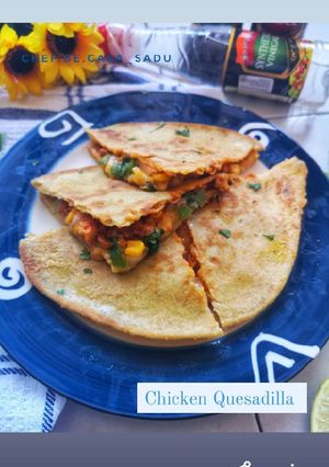 A picture of Chicken Quesadilla.