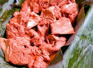 Una foto de Cochinita en horno (truco olla express)