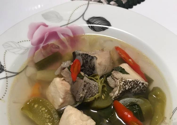 Resep Populer Sop ikan kerapu Ala Warteg