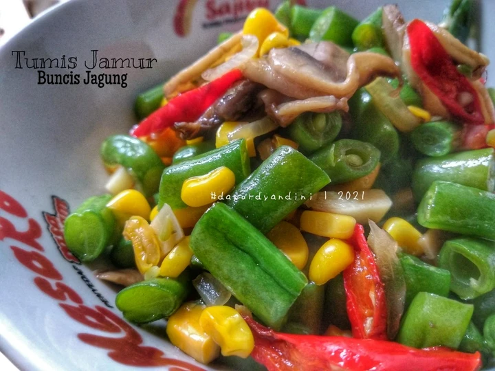 Langkah Mudah untuk Membikin Resep Tumis Jamur Buncis Jagung yang Bikin Ngiler Anti Ribet, Mantap