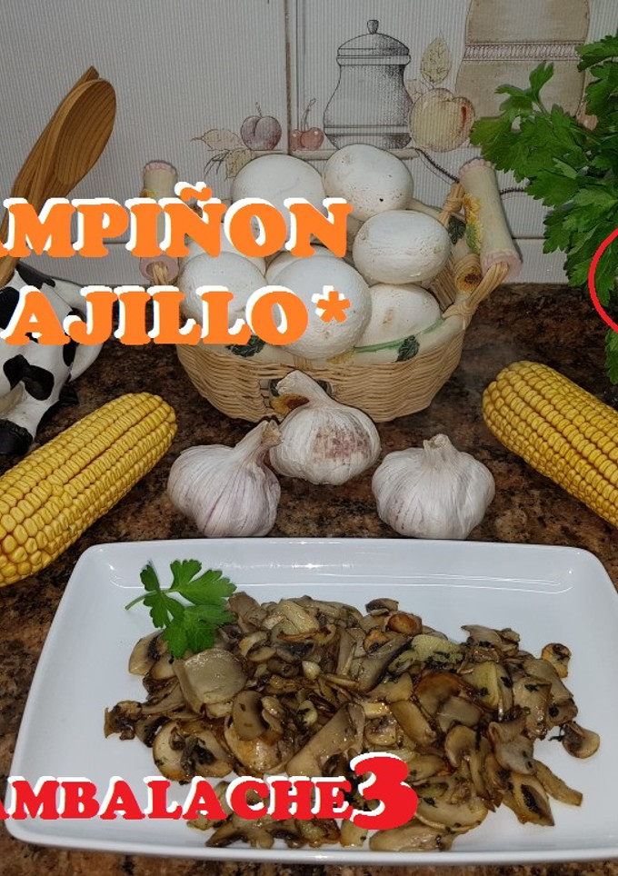 Una foto de Champiñón al ajillo