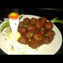 A picture of Dry veg manchurian.