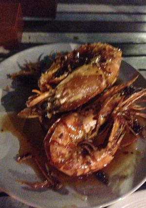 รูปของ กุ้งทอดซอสมะขาม