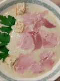 Velouté d'endive au jambon