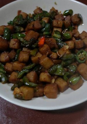 Foto resep Tempe Gembus Lombok Ijo